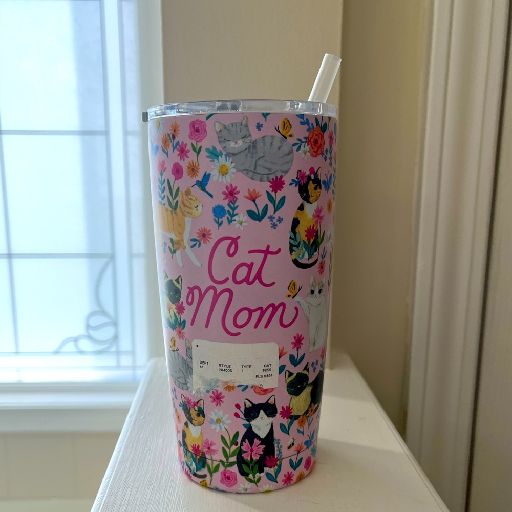 Clementine Cat Mom Tumbler